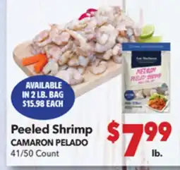 Vallarta Supermarkets Peeled Shrimp / CAMARON PELADO offer
