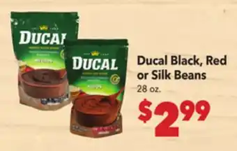 Vallarta Supermarkets Ducal Black, Red or Silk Beans offer