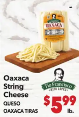 Vallarta Supermarkets Oaxaca String Cheese / QUESO OAXACA TIRAS offer