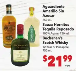 Vallarta Supermarkets Aguardiente Amarillo Sin Azucar offer