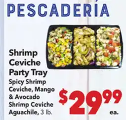 Vallarta Supermarkets Shrimp Ceviche Party Tray offer