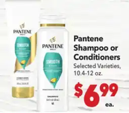 Vallarta Supermarkets Pantene Shampoo or Conditioners offer