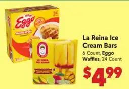 Vallarta Supermarkets La Reina Ice Cream Bars offer