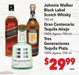 Vallarta Supermarkets Johnnie Walker Black Label Scotch Whisky offer