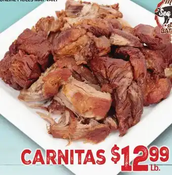 Vallarta Supermarkets CARNITAS offer
