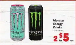 Vallarta Supermarkets Monster Energy Drinks offer