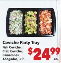 Vallarta Supermarkets Ceviche Party Tray offer