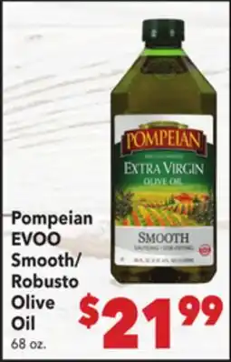 Vallarta Supermarkets Pompeian EVOO Smooth/Robusto Olive Oil offer