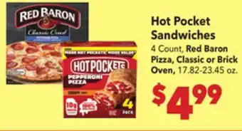 Vallarta Supermarkets Hot Pocket Sandwiches offer
