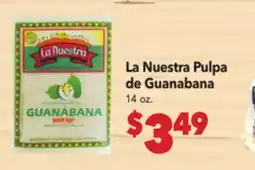 Vallarta Supermarkets La Nuestra Pulpa de Guanabana offer