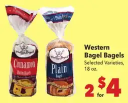 Vallarta Supermarkets Western Bagel Bagels offer