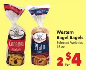 Vallarta Supermarkets Western Bagel Bagels offer