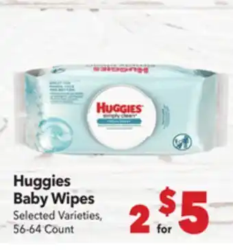 Vallarta Supermarkets Huggies Baby Wipes offer