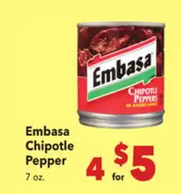 Vallarta Supermarkets Embas Chipotle Pepper offer