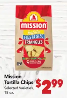 Vallarta Supermarkets Mission Tortilla Chips offer