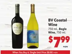 Vallarta Supermarkets BV Coastal Wine offer