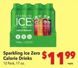 Vallarta Supermarkets Sparkling Ice Zero Calorie Drinks offer