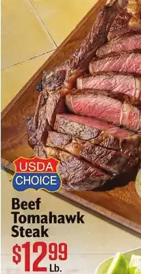 Vallarta Supermarkets Beef Tomahawk Steak offer