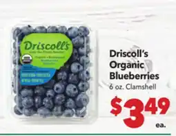 Vallarta Supermarkets Driscoll's Organic Blueberries offer