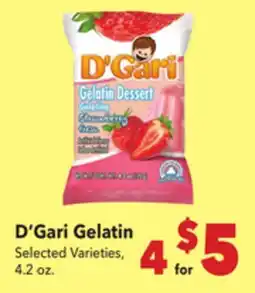 Vallarta Supermarkets D'Gari Gelatin offer