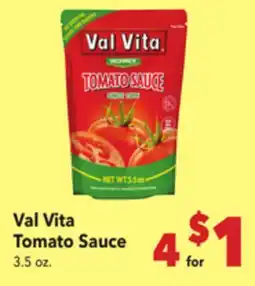 Vallarta Supermarkets Val Vita Tomato Sauce offer