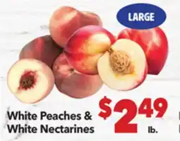 Vallarta Supermarkets White Peaches & White Nectarines offer