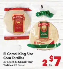 Vallarta Supermarkets El Comal King Size Corn Tortillas offer