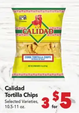 Vallarta Supermarkets Calidad Tortilla Chips offer