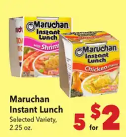 Vallarta Supermarkets Maruchan Instant Lunch offer