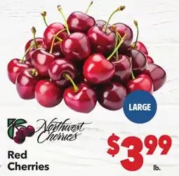 Vallarta Supermarkets Red Cherries offer