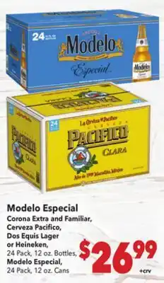 Vallarta Supermarkets Modelo Especial offer