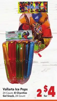 Vallarta Supermarkets Vallarta Ice Pops offer