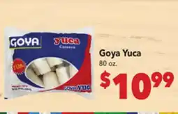 Vallarta Supermarkets Goya Yuca offer