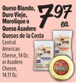 El Super Fresh Queso Blando, Duro Viejo, Morolique oQueso Asadero Quesos de la Costa offer