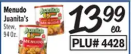 El Super Fresh Juanita's Menudo offer