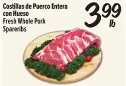 El Super Fresh Fresh Whole Pork Spareribs offer