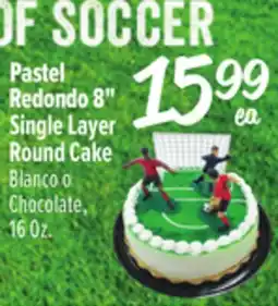 El Super Fresh Pastel Redondo 8 | Single LayerRound Cake offer