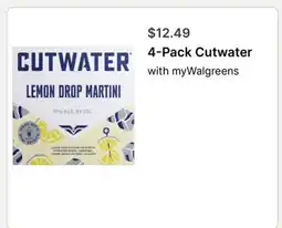 Walgreens 4-Pack Cutwater offer