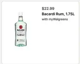Walgreens Bacardi Rum offer
