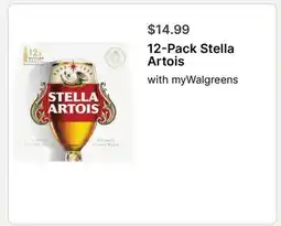 Walgreens 12-Pack Stella Artois offer