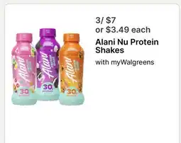 Walgreens Alani Nu Protein Shakes offer