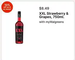 Walgreens XXL Strawberry & Grapes offer