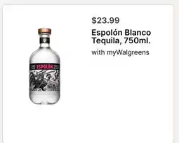 Walgreens Espolón Blanco Tequila offer
