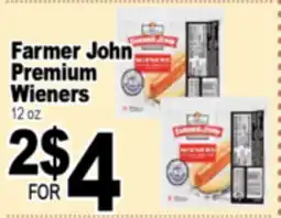 Superior Grocers Farmer John Premium Wieners offer
