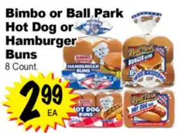 Superior Grocers Bimbo or Ball Park Hot Dog or Hamburger Buns offer