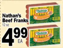 Superior Grocers Nathan's Beef Franks offer