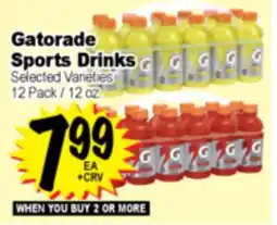 Superior Grocers Gatorade Sports Drinks offer