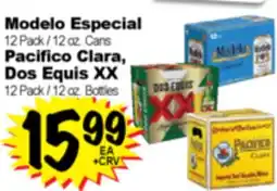 Superior Grocers Modelo Especial, Pacifico Clara, Dos Equis XX offer