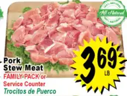 Superior Grocers Pork Stew Meat offer