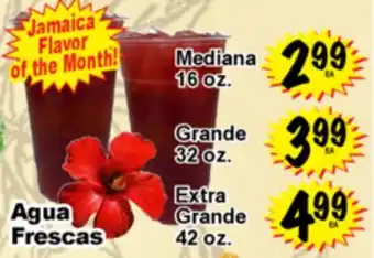 Superior Grocers Agua Frescas offer